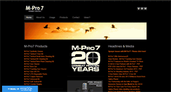 Desktop Screenshot of mpro7.com